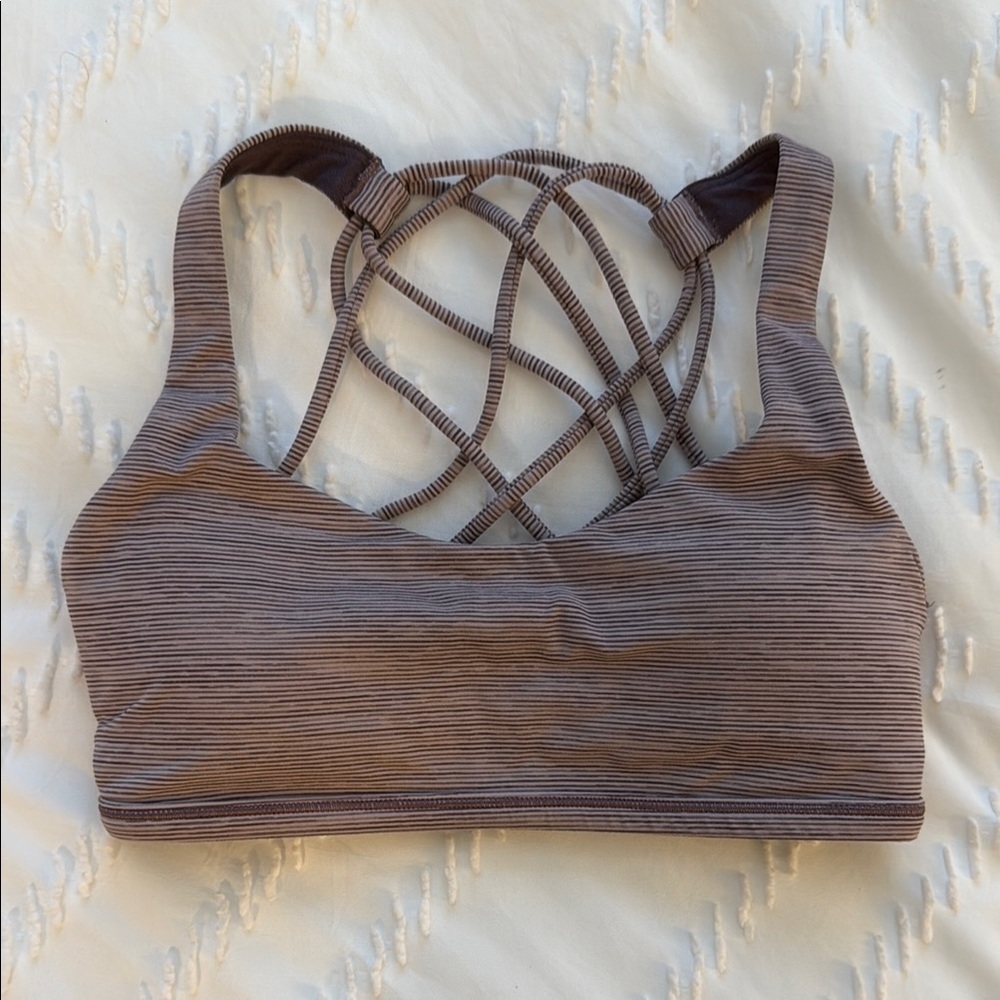 Lululemon Athletica Brown Performance Sports Bra